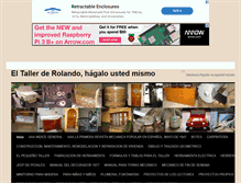 Tablet Screenshot of eltallerderolando.com